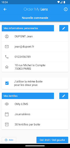 Order My Lens Screen 2