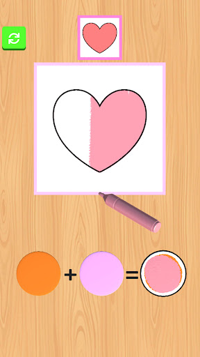 Android application Color Mixing screenshort