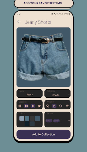 FitMe - Outfit Organizer Screen 2