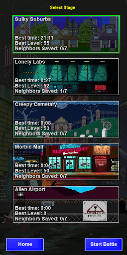 Zombies in the Neighborhood Screen 2