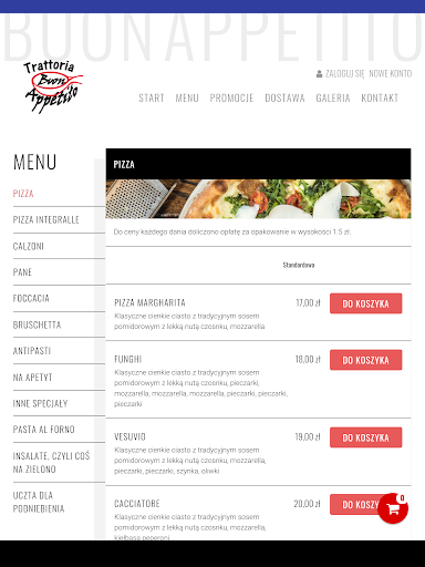 Trattoria Buon Appetito Screen 3