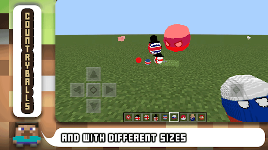 Mob Countryballs Mod for MCPE