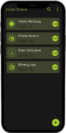 Code Share Screen 3