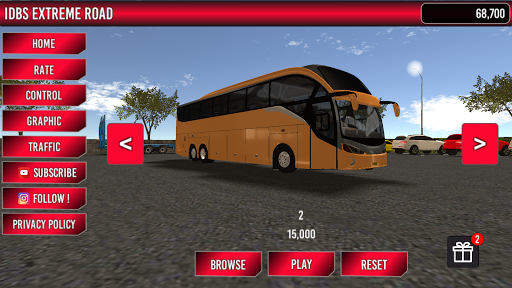 Android application IDBS Extreme Road screenshort