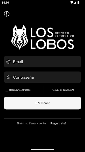 Android application Centro Deportivo Los Lobos screenshort
