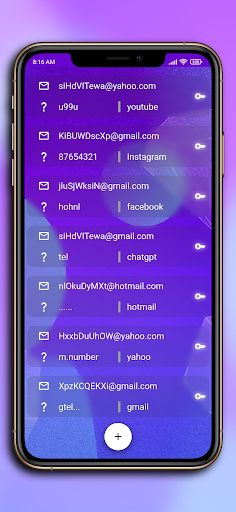 Android application offline password keeper screenshort