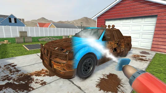 Power Washing Sim 3D Car Games