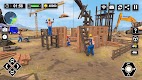 screenshot of Wood House Construction Game