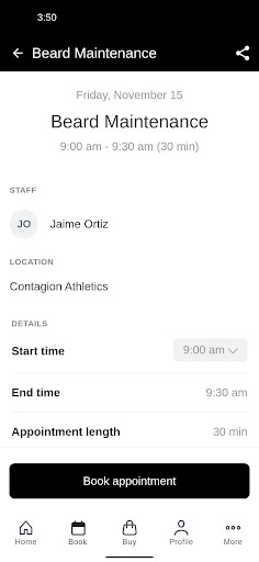 Contagion Athletics + Screenshot 3 - AppWisp.com