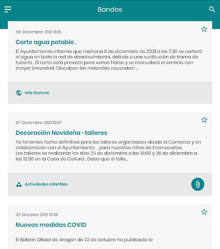 Encinacorba Informa Screen 2