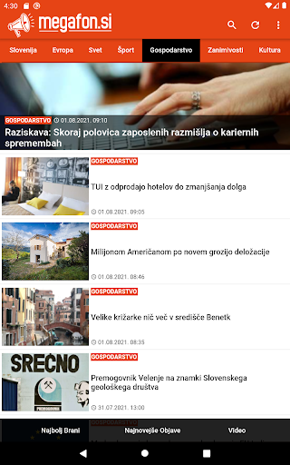 Megafon.SI Screen 3