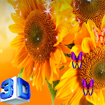 3D Sunflower Wallpaper - Screen Lock, Sensor, Auto Apk