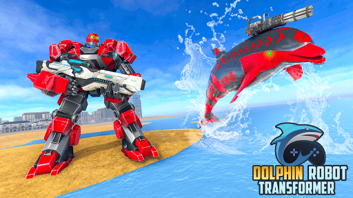 Dolphin Robot Transform: Robot War screenshots 13