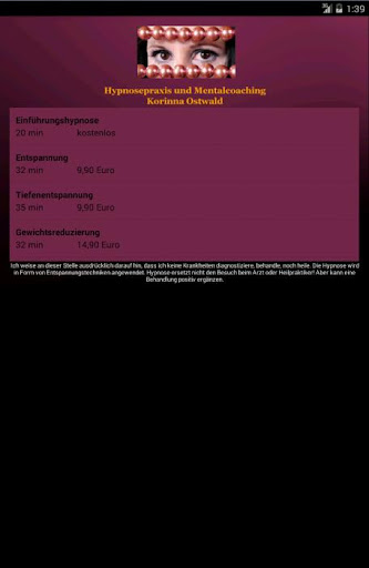 Hypnose-APP Screen 3