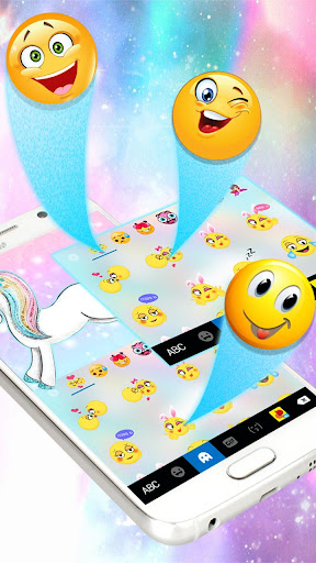 Rainbow Cute Unicorn Keyboard Screen 3