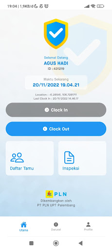 ASEC PLN Screen 2