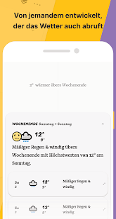 Appy Weather: die persönlichste Wetter-App 👋 Screenshot