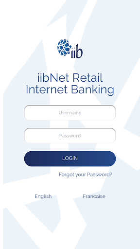 Android application iibMobile - Retail Banking screenshort
