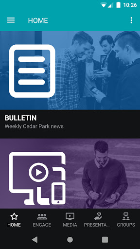 Android application Cedar Park Church screenshort