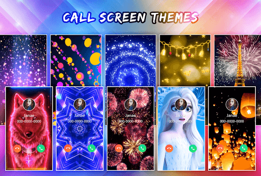 تطبيق Color Call Flash- Call Screen, برو0