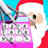 Christmas cashier and claw machine game icon