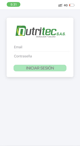 Android application Nutritec iPig screenshort