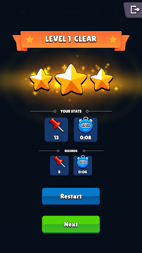 Pop bubbles. Catch coins. Screen 2