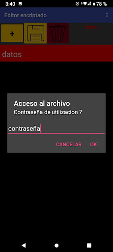 Editor encriptado Screen 3