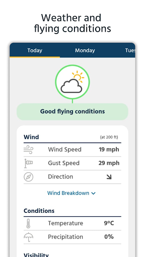 Dronecast - Weather & Fly Map 1.0.159 screenshots 1