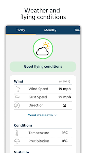 Dronecast - Weather & Fly Map Capture d'écran
