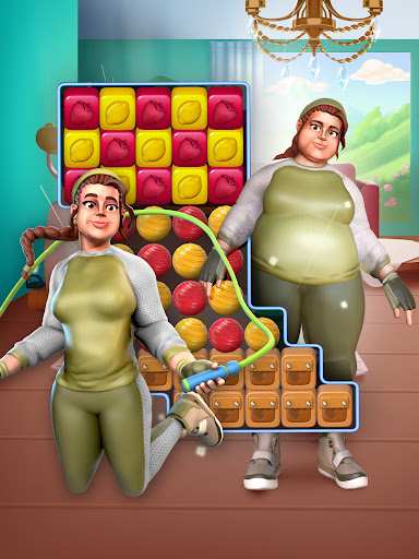 Screenshot of Fit Blast: Toon Cube Puzzle