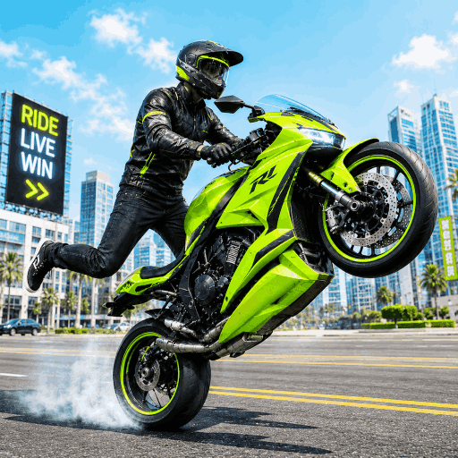 Bike Wheelie Master: Stunt 3D