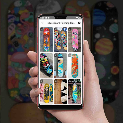 Skateboard Deck Art Ideas screenshot 0