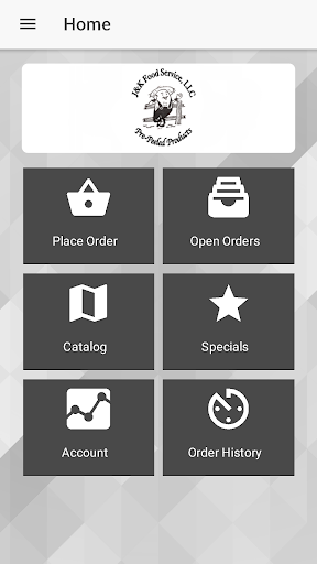 Android application J&K Food Service screenshort