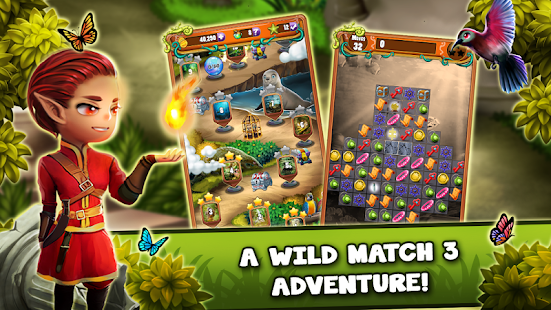 Match 3 Jungle Treasure u2013 Forgotten Jewels 1.0.34 screenshots 1