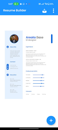 Resume Builder : CV Maker Pro Screen 2