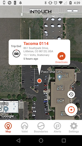 Android application InTouch screenshort