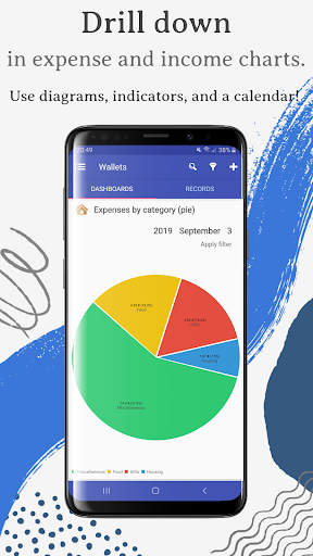 Wallets: money manager Screen 3