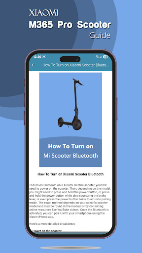 Xiaomi M365 Pro Scooter Guide