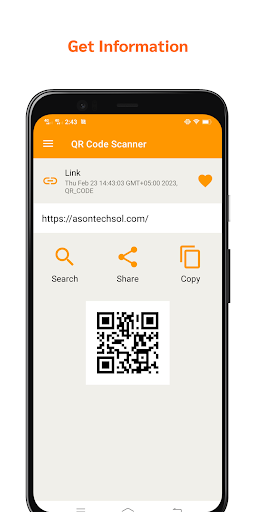 Simple-De Scanner: QR, Barcode Screen 2