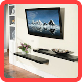 tv wall mount design icon