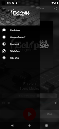 Radio eclipse Tupungato Screen 2