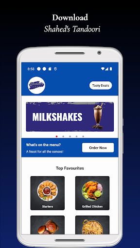Android application Shahed’s Tandoori Giffnock screenshort