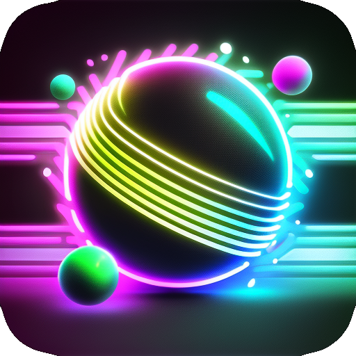 Neon Ball 🪩3D Run logo