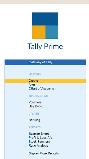 Android application Tally Prime Training App screenshort