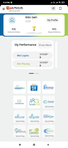 Android application Smart Friend Nxt screenshort