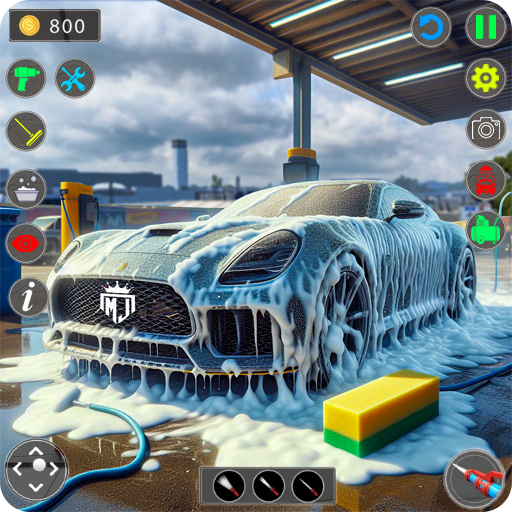 لعبة غسيل السيارات محاكاة 3D