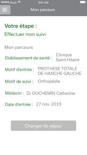 SaintE-connect Screen 3