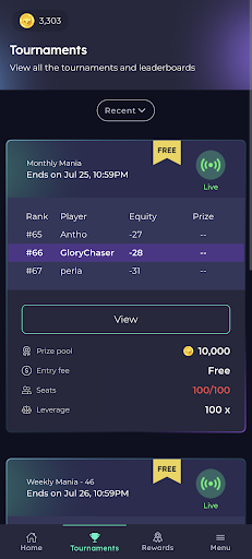 TradeMania Screen 2
