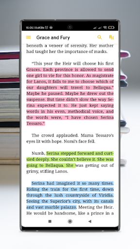 Epub Reader Screen 2